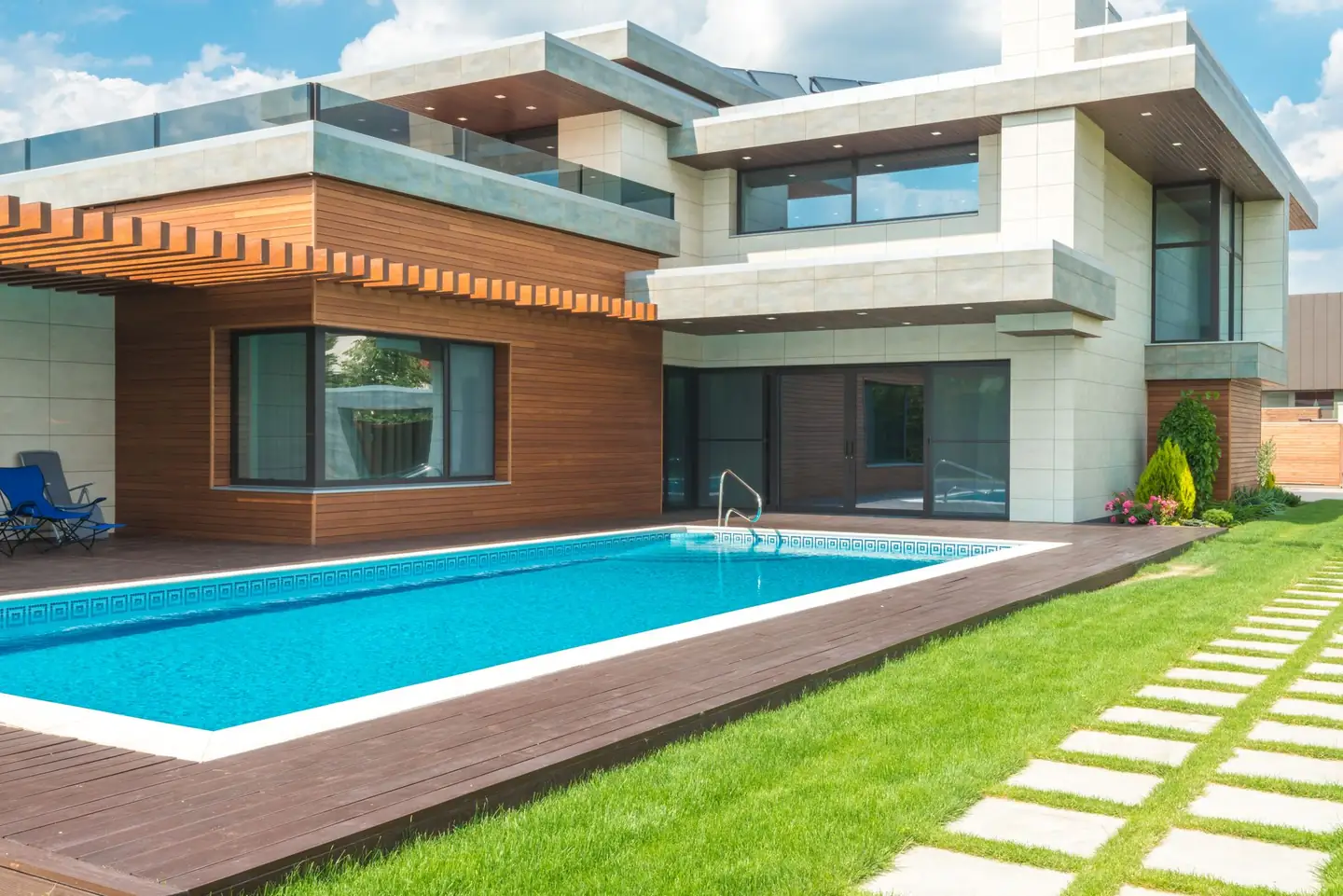 Swimming pool built in Glendale, NSW